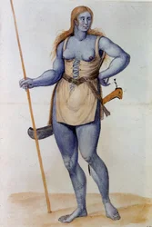 Femme britannique ancienne